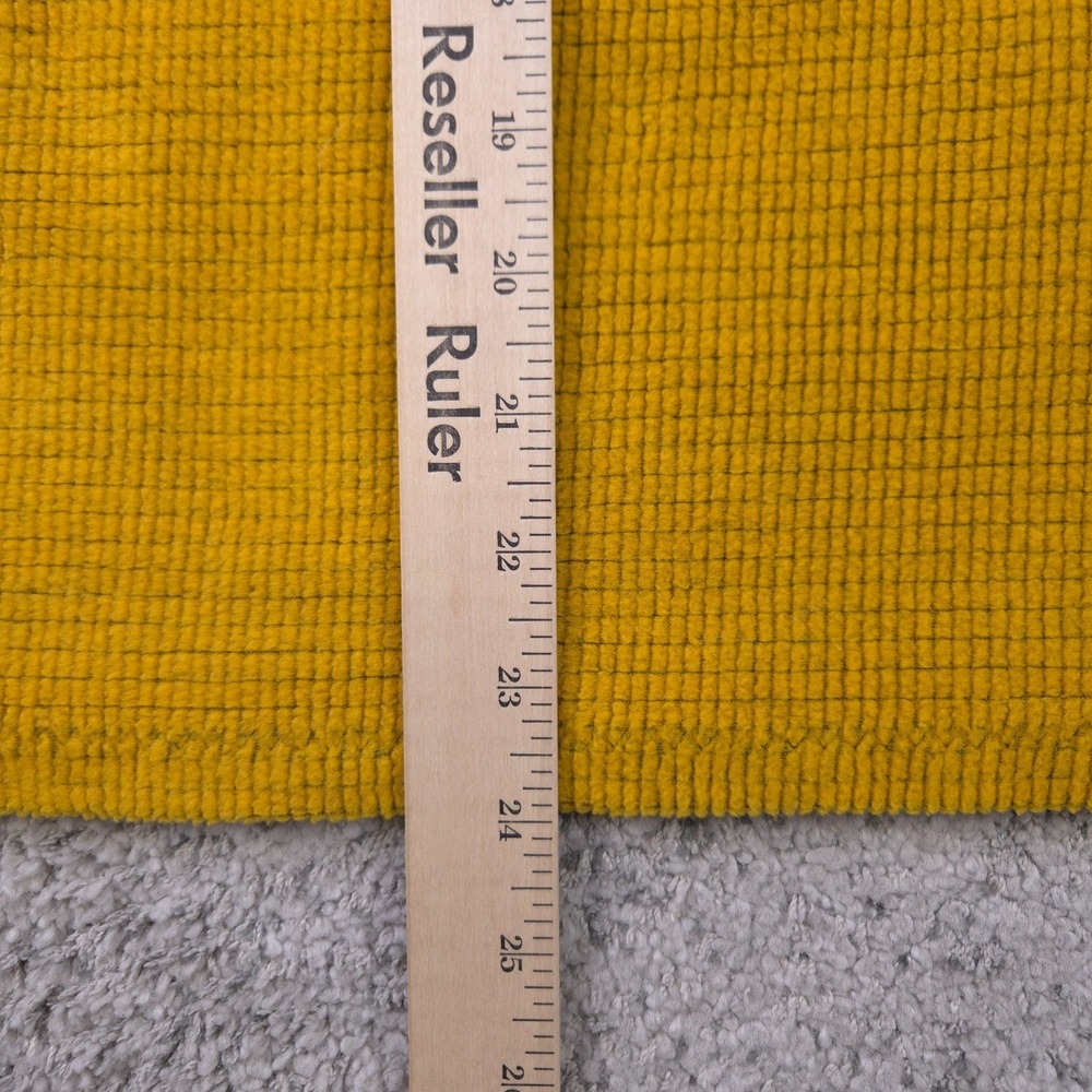 Melanzana Hoodie Womens XS Micro Grid Fleece Sweater Pullover Hiking Yellow EUC - Picture 7 of 7